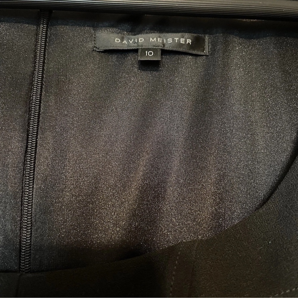 David Meister Women's Black Knee Length Dress Size 10 Regular - Picture 3 of 7
